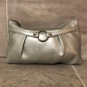 NWOT Silver Lancome Travel/Cosmetic Pouch